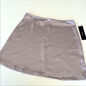 Lulus Satin Mini Skirt